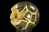 Crystal Filled, Polished Septarian Sphere - Utah #149929-3